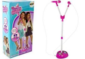 Vaikiškas mikrofonas, su stovu Lean Toys My Music World
