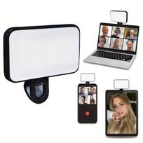 Įkraunamas LED žiedas telefonui su spaustuku