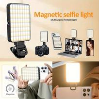 Įkraunama magnetinė selfie lempa su segtuku