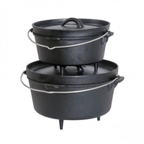 Turistinis ketaus puodas Robens Carson Dutch Oven 4,3 l – juodas