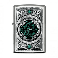 Zippo žiebtuvėlis keltiškas kryžius