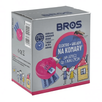Bros elektrinis uodų repelentas vaikams su 10 keičiamų kasečių