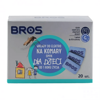 Bros įdėklai elektriniam prietaisui nuo uodų, 20 vnt., skirti vaikams
