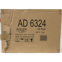 SALE OUT. ADLER AD 6324 Dual Air Fryer Oven, 11 L | Adler DAMAGED PACKAGING | 24 month(s)