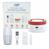 PNI Safe House PG600 belaidė signalizacijos sistema, išmani namų apsaugos sistema, belaidis ryšys, apsaugos nuo įsilaužimo signalizacija, belaidė signalizacija, išmanūs pranešimai per TUYA iOS / Android programėlę, suderinama su Alexa ir Google Assistant