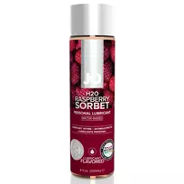 System Jo H2O vandens pagrindo lubrikantas, aviečių šerbeto aromato, 120 ml
