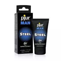 pjur Man Steel masažo gelis su paprikų ekstraktu, 50 ml