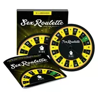 Tease & Please Sex Roulette Kiss stalo žaidimas poroms, 24 užduotys