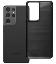 Juodas dėklas Samsung Galaxy S21 Ultra telefonui "Carbon 2.0"