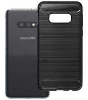 Juodas dėklas Samsung Galaxy S10e telefonui "Carbon 2.0"