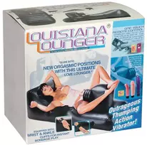 NMC Louisiana Lounger pripučiamas sekso gultas, juodas