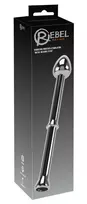 Rebel Metal Milking Stick prostatos masažuoklis, sidabrinis, 26,5 cm