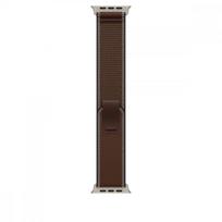 APPLE 49mm Dark Umber Trail Loop | 90% recycled polyester, 100% recycled spandex, 90% recycled titanium, 60% recycled nylon | Brown