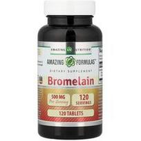 Amazing Nutrition, Bromelainas, 500 mg, 120 tablečių