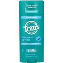 Tom's of Maine, Dezodorantas be aliuminio, „Mountain Spring“, 92 g