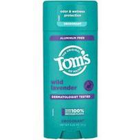 Tom's of Maine, Dezodorantas be aliuminio, laukinių levandų, 92 g