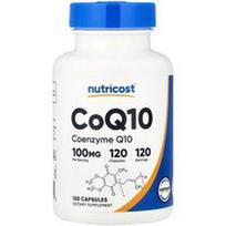 Nutricost, Kofermentas Q10, 100 mg, 120 kapsulių