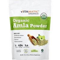 Vitamatic, Organiniai amlos milteliai, 454 g