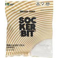 Sockerbit, Švediški saldainiai, vyšnių ir kolos skonio guminukai, 80 g