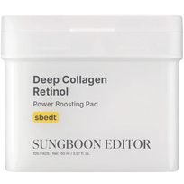 SUNGBOON REDAKTORIUS Gilios kolageno retinolio stiprinimo pagalvėlės veido odai 100 vnt. 150ml