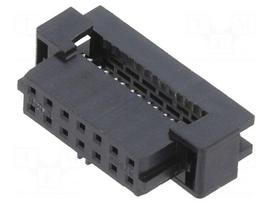 Connector: wire-wire/PCB | plug | female | data | Milli-Grid | PIN: 14