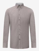 Hackett London - Flannel Multi Trim - Flaneliniai marškiniai - Smėlio