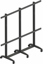 EDBAK Floor stand | TRV400.006 Videoconferencing trolley for Samsung | Height adjustment | 130 " | Maximum weight (capacity) 200 kg | Black TRV400.006 | 5902841105904
