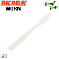 Guminukas AKARA Trout Time WORM 3, 75 mm, 011C (W3-011C-CH-F10)