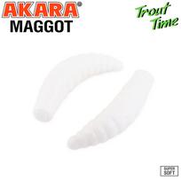 Guminukas AKARA Trout Time MAGGOT 1,8, 46 mm, 02T (MG1/8-02T-CH-F7)