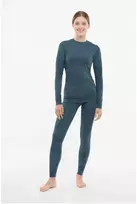 Moteriški apatiniai drabužiai VIKING Gasher Lady Set Merino turkusowa M