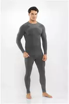 Apatiniai drabužiai vyriška VIKING Altis Man Set Merino juoda M