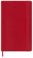 Moleskine 2027 m. savaitinis kalendorius, 12M, L, 13x21 cm, minkšti viršeliai, scarlet red (MS-9279554)