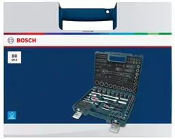 Satra BOSCH RAKTŲ GALVUTĖS 1/4"+1/2" 80 vnt. / BOSCH LINE