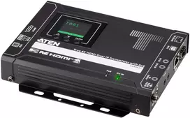 ATEN True 4K HDMI per IP siųstuvas su PoE, 4096 x 2160 pikselių, AV siųstuvas, 10000 m, Laidinis, Juodas, HDCP