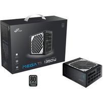 Fortron maitinimo blokas FSP MEGA TI 1350W PPA13F0201, 1350W, 80 PLUS Titanium, ATX 3.1, 100-240V, 2x 12-pin GPU, 6x PCIe