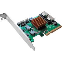 Highpoint RAID plokštė RR2720A, 8 kanalai, SAS 600, SATA 600, PCIe x8, RAID 0/1/5/6/10/50, JBOD, Low Profile