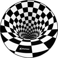 Sharkoon SKILLER SFM12 3D Vortex 4044951040001, 1200mm, 5mm, juoda/balta, poliesteris, triukšmo slopinimas, neslystanti