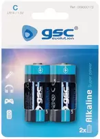 GSC evolution alkaline LR14 (C) šarminės baterijos, 2 vnt./lizdinėje pakuotėje, 009000173