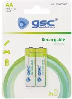 GSC evolution Rechargeable HR6 1,2V (AA) 2300mAh įkraunamos baterijos, 2 vnt./lizdinėje pakuotėje, 1