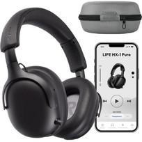 Medion Life HX1-Pure ausinės 50077058, 100h, 50mm, IPX4, Bluetooth 5.4, 3.5mm, USB-C, mikrofonas, multipoint, 3 EQ, programėlė