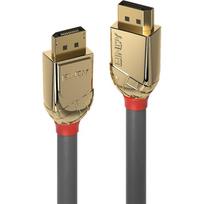 Lindy DisplayPort kabelis 36294, 5 m, 24 AWG, 24K auksas, 4096 x 2160 pikselių, DisplayPort 1.2, trigubai ekranuotas