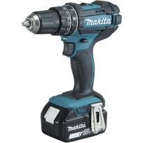 Makita akumuliatorinė smūginė gręžimo mašina DHP482RFWJ, 18V, 2x3Ah, 62Nm, 2 greičiai, XPT, LED, Makpac 2