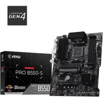 MSI Pagrindinė plokštė PRO B550-S 7C56-098R, AM4, ATX, AMD B550, DDR4 2667MHz, 4x DDR4, 2x M.2, 4x SATA 3, 1x HDMI, 1x LAN 1G
