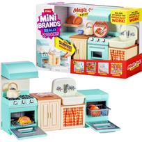 Zuru Mini Brands Magic Cook virtuvės žaidimų rinkinys 77858, Mini Brands serija, nuo 36 mėnesių, veikianti kriauklė ir indaplovė