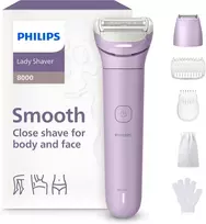 Philips moteriška elektrinė skutimosi mašinėlė serija 8000, elastinga galvutė, drėgnam ir sausam skutimuisi, BRL149/00