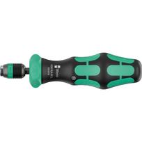 Wera atsuktuvas 838 RA-R L 05051494001, 1/4", 140 mm, DIN ISO 1173, reketo mechanizmas, Rapidaptor griebtuvas, Kraftform rankena