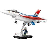 Cobi Konstrukcinis žaislas F-16 (YF-16) First Flight 1974 COBI-5892, 1:48, 375 dalys, karinės oro pajėgos, pilotas, stendas