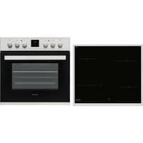 Sharp įmontuojamas viryklės rinkinys K-62D19IM0-EU 10803244, 69l, 4 elektrinės kaitvietės, 9 šildymo režimai, A energijos klasė