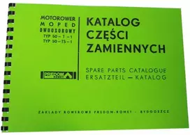 Other ATSARGINIŲ DALIŲ KATALOGAS PREDOM ROMET MOPEDAS TIPO 50-T-1 50-TS-1