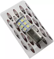 Other Lemputė 12V 35/35W BA20D 27SMD LED 6000K (be ECE)